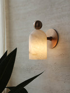 Orbit Alabaster Wall Sconce