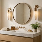 Sorelle Alabaster Tube Wall Sconce