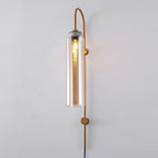 Modern Glass Plug-In Wall Lamp
