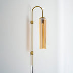 Modern Glass Plug-In Wall Lamp