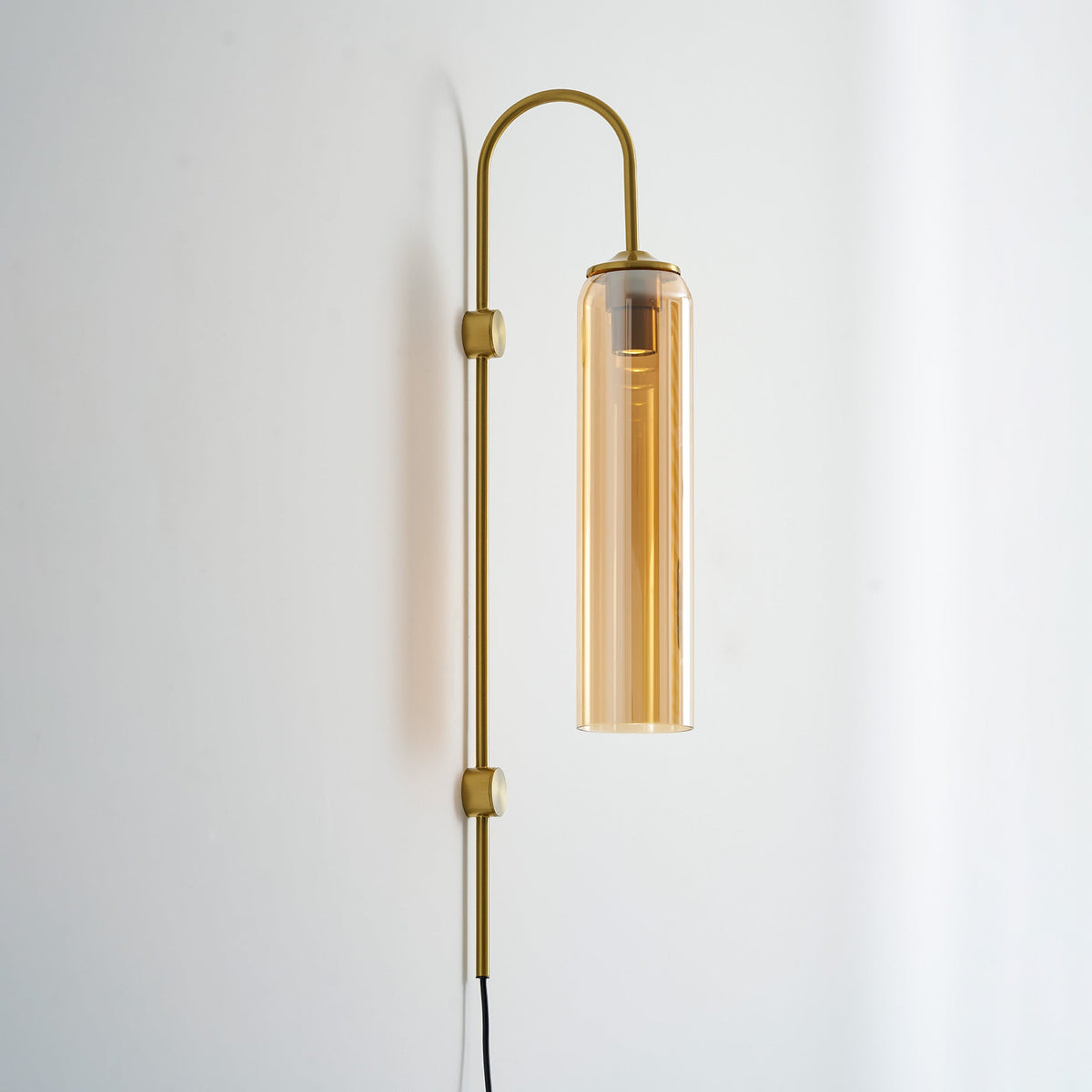 Modern Glass Plug-In Wall Lamp