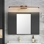 Walnut Color Linear LED Wall Light