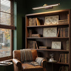 Walnut Color Linear LED Wall Light