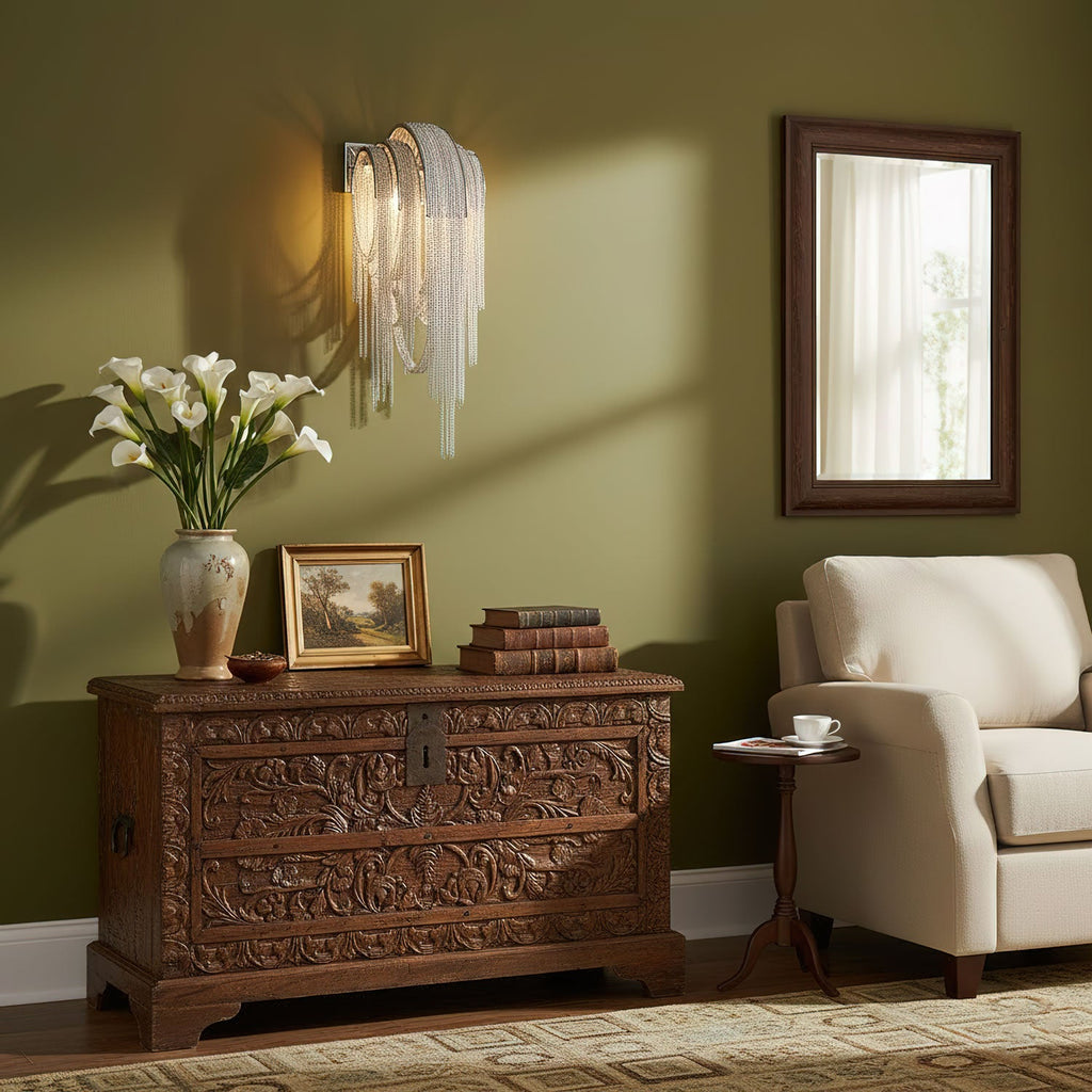 Chains Tassel Wall Lamp