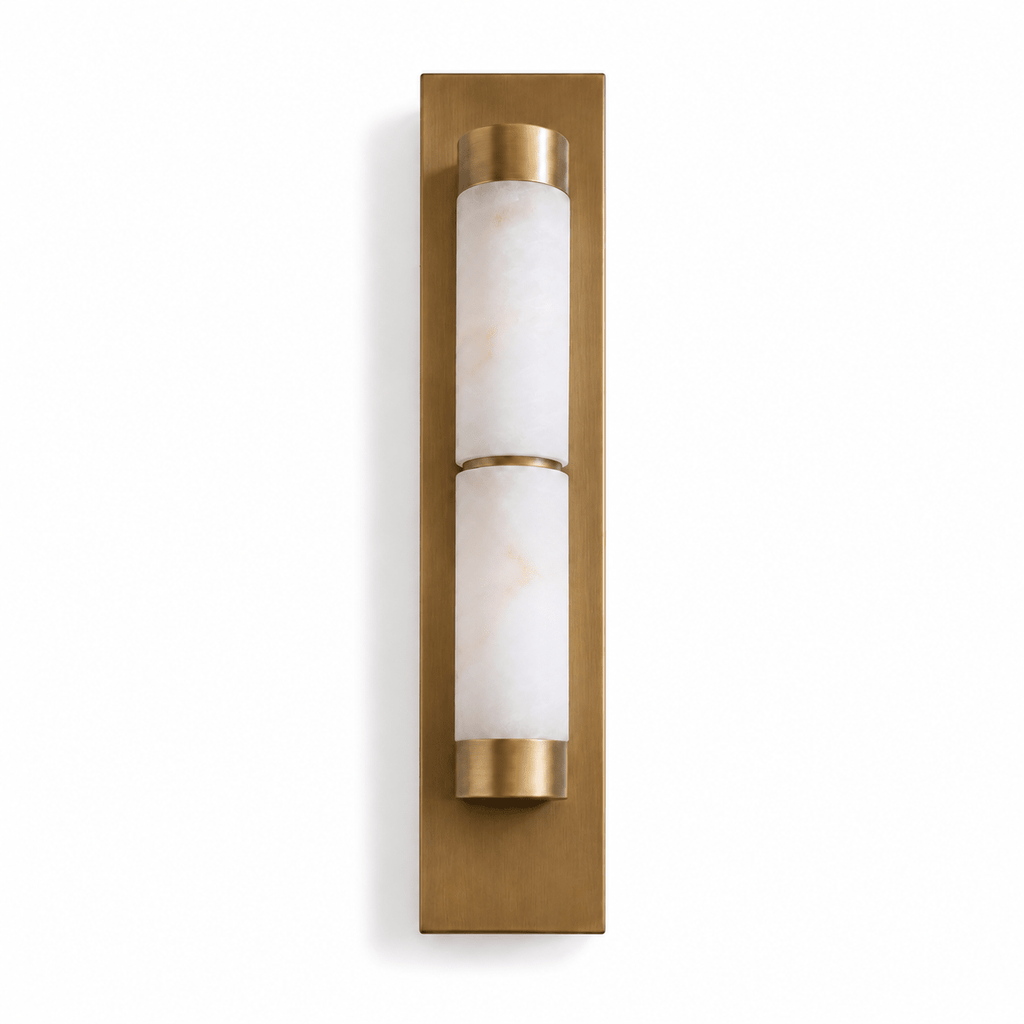 Columnar Alabaster Sconce