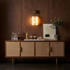 Calla Ribbed Alabaster Sconce