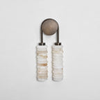Calla Ribbed Alabaster Sconce