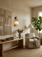 Calla Ribbed Alabaster Sconce
