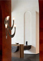 Metropolis Grand Alabaster Sconce