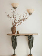 Artoria Petal Alabaster Wall Sconce