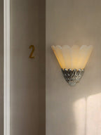 Artoria Petal Alabaster Wall Sconce