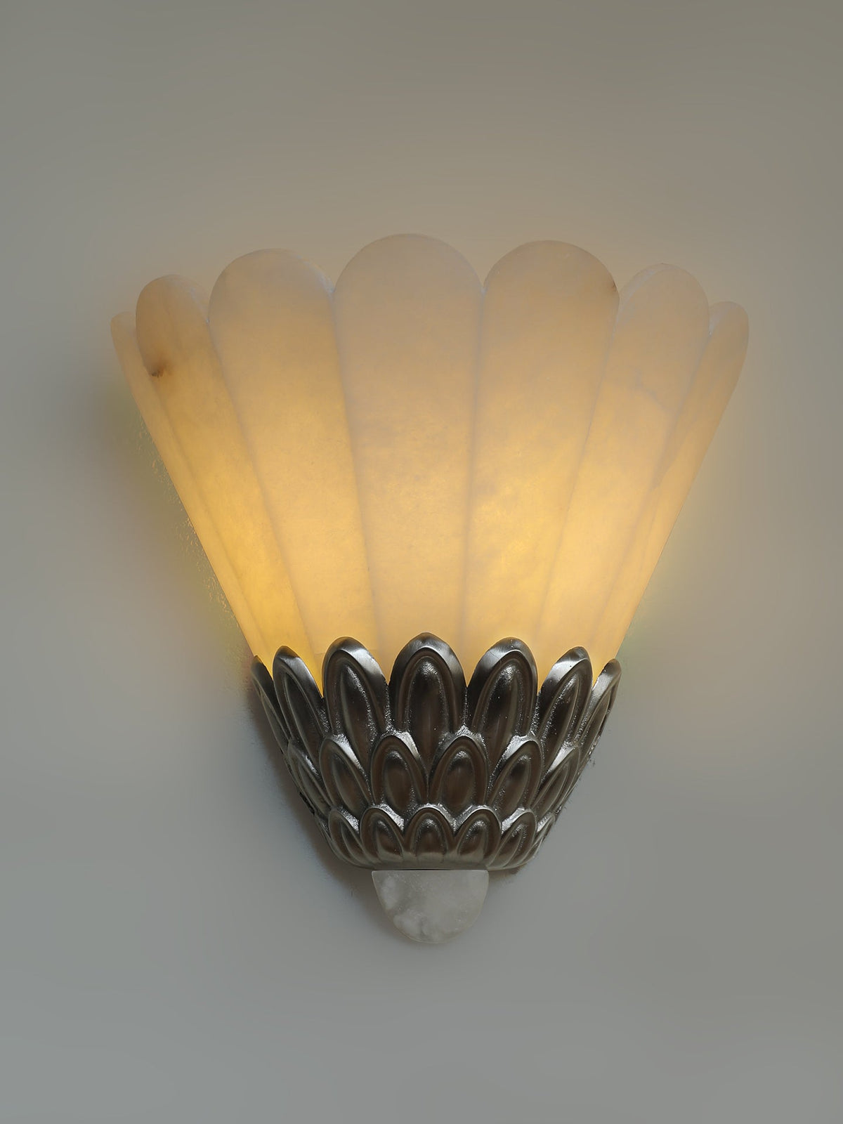 Artoria Petal Alabaster Wall Sconce
