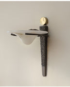 Aurelian Crest Alabaster Wall Sconce