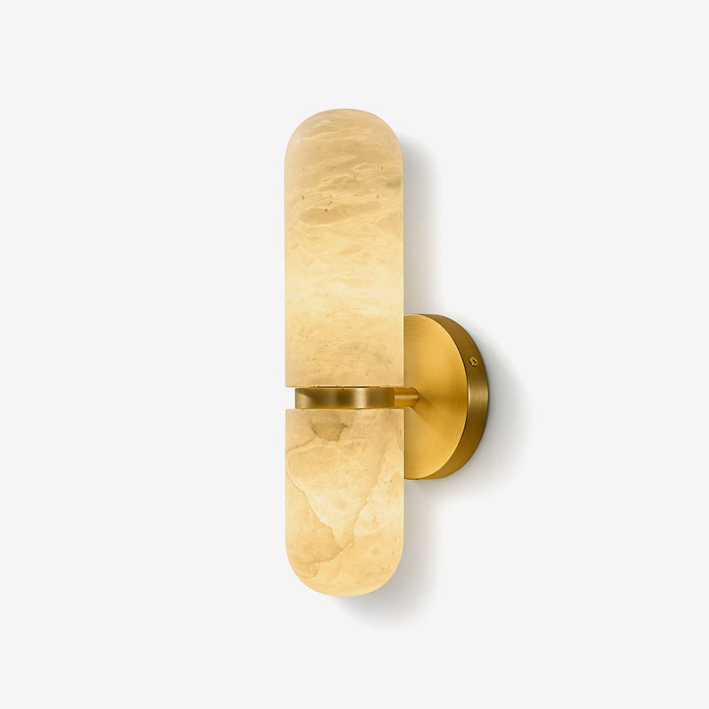 Alabaster Capsule Wall Sconce