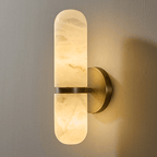 Alabaster Capsule Wall Sconce