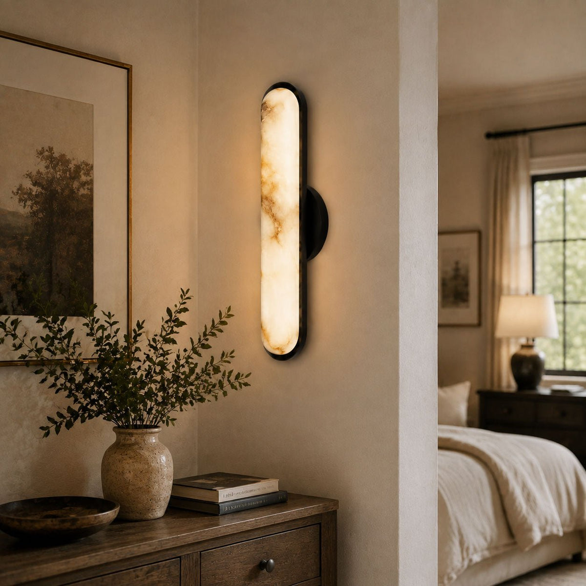Chiarore Alabaster Wall Sconce