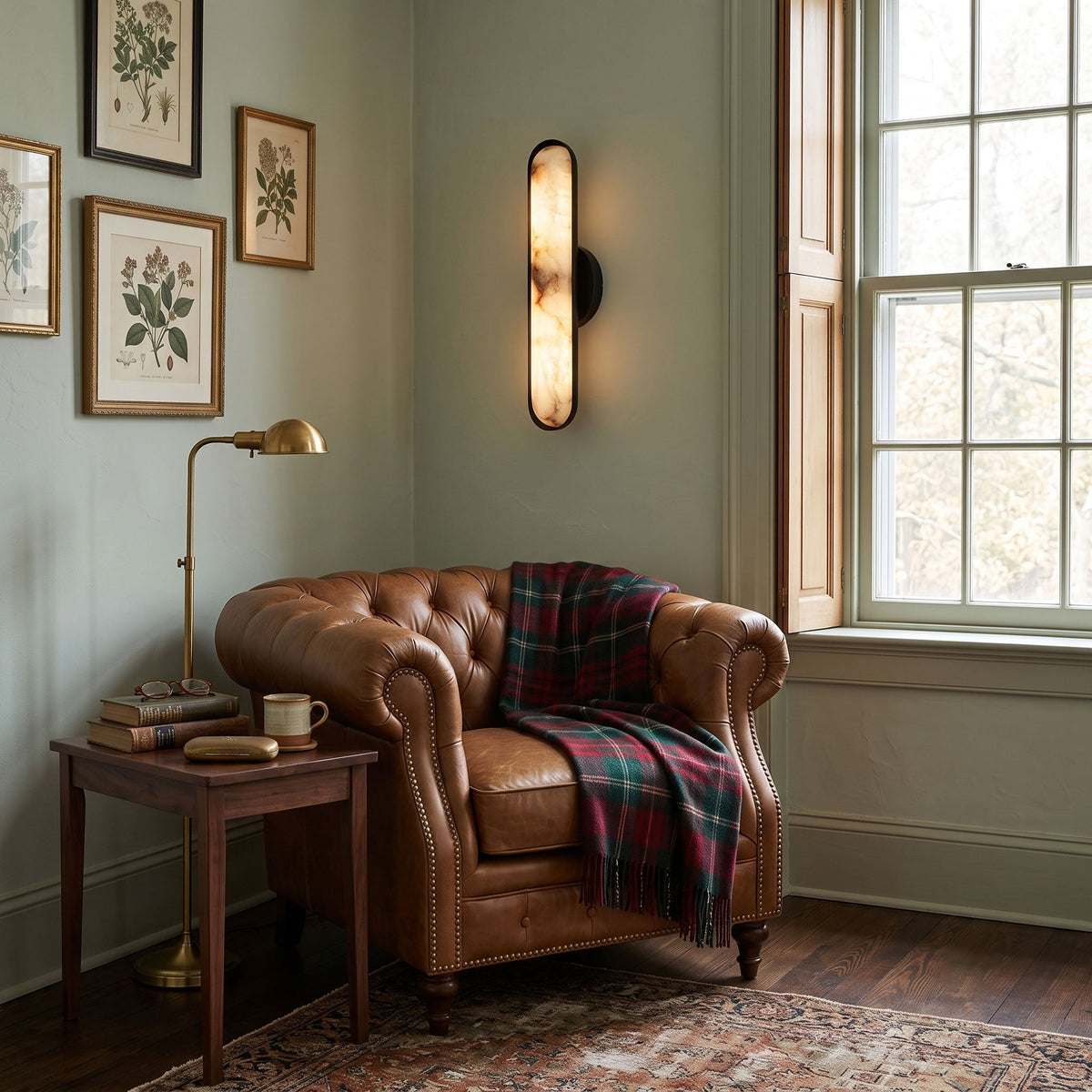 Chiarore Alabaster Wall Sconce