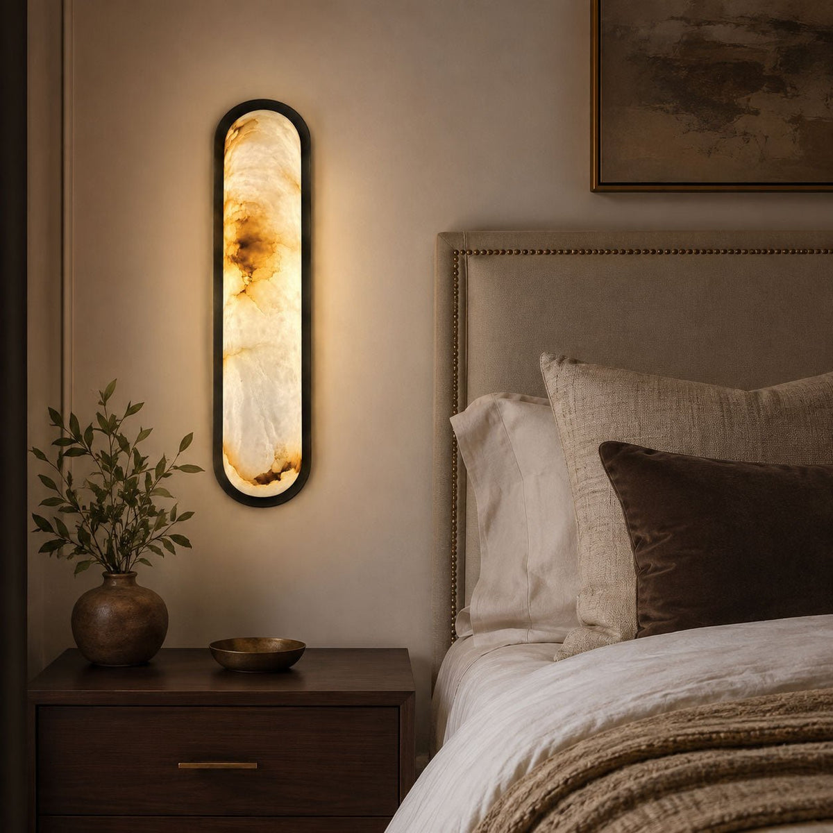 Chiarore Alabaster Wall Sconce