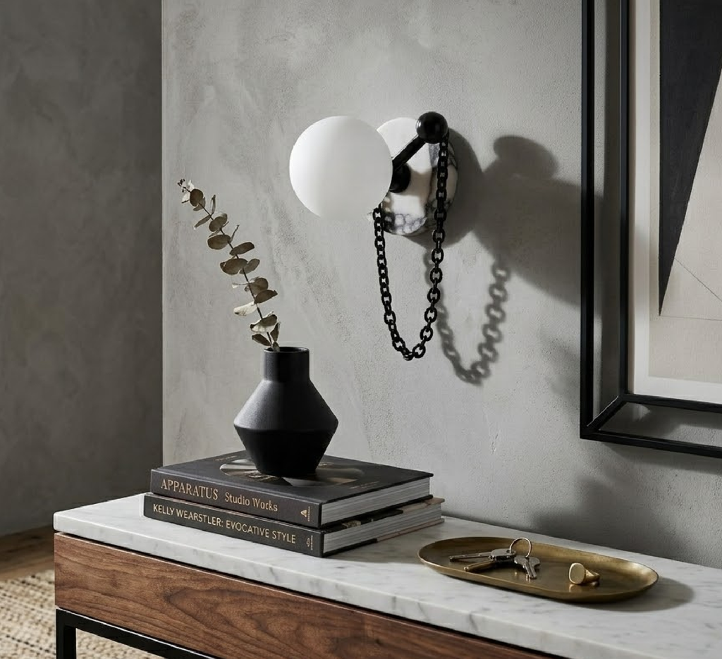 Keepsake Marble Globe Wall Sconce