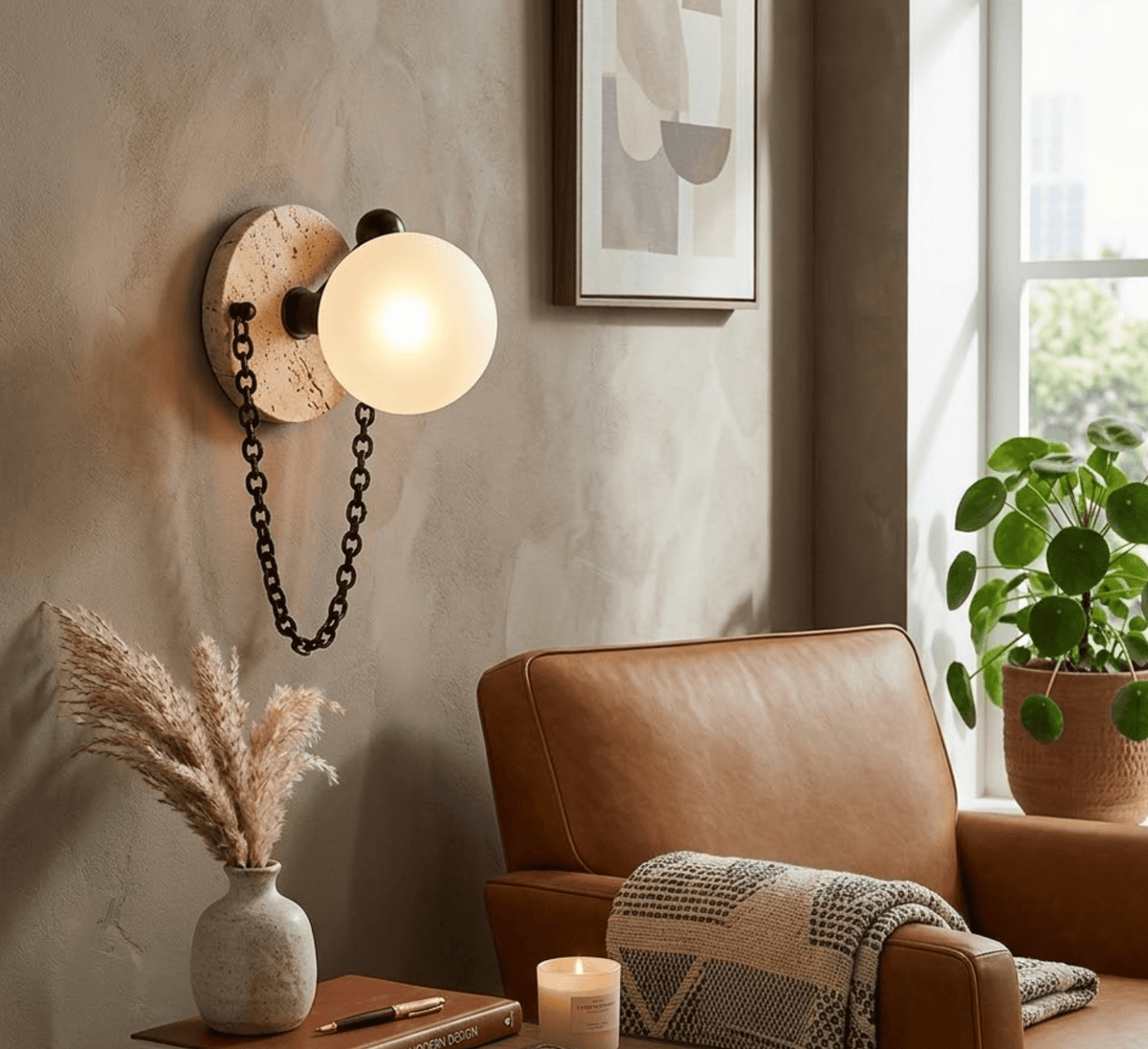Keepsake Marble Globe Wall Sconce