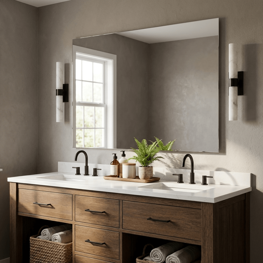 Elaris Alabaster Tube Wall Sconce