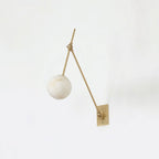 Avelor Alabaster Adjustable Wall Sconce