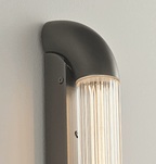 Aurevane Ribbed Glass Wall Sconce