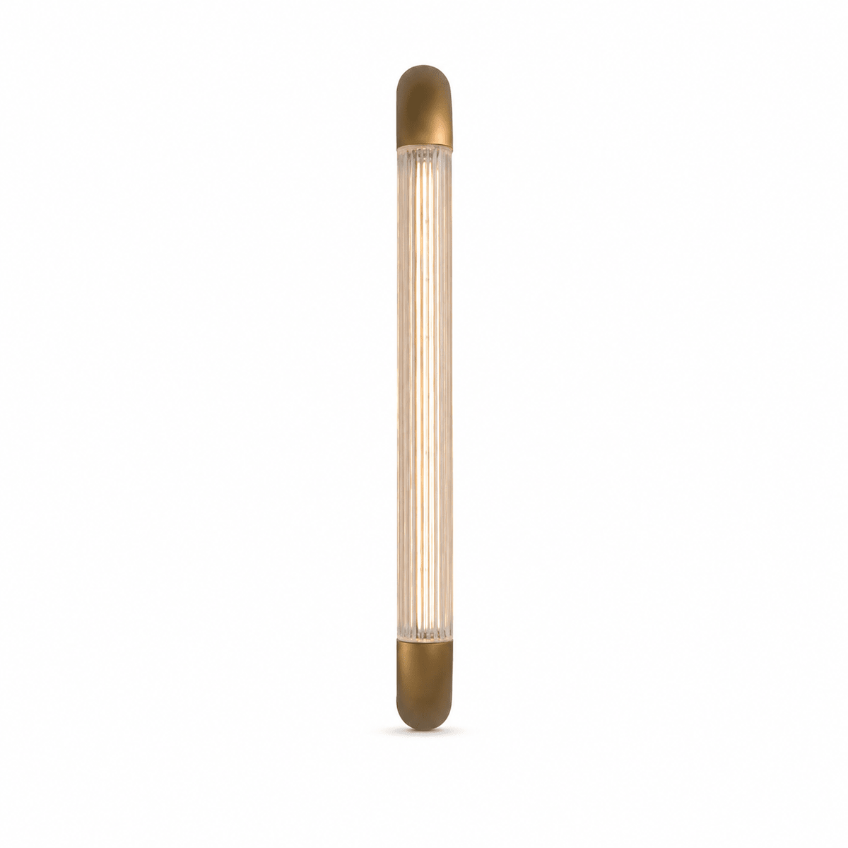 Aurevane Ribbed Glass Wall Sconce