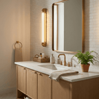 Aurevane Ribbed Glass Wall Sconce