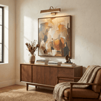 Valenne Vintage Brass LED Picture Light