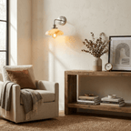 Evadne Alabaster Dome Wall Sconce