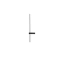 ∅ 5.9″ x H 23.6″ / Black / USB charging plug & Three-color Changing Light