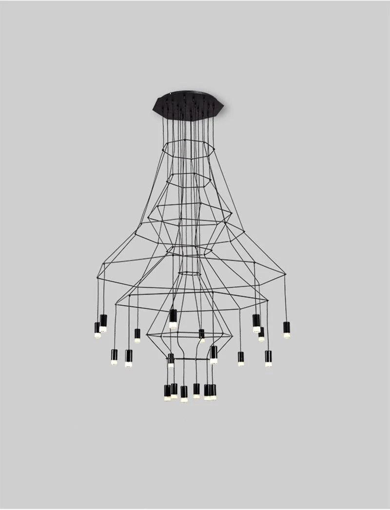 Lattice Chandelier