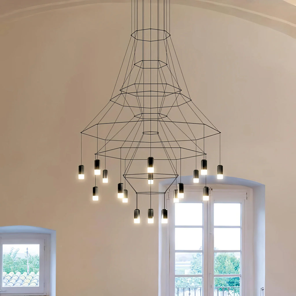 Lattice Chandelier