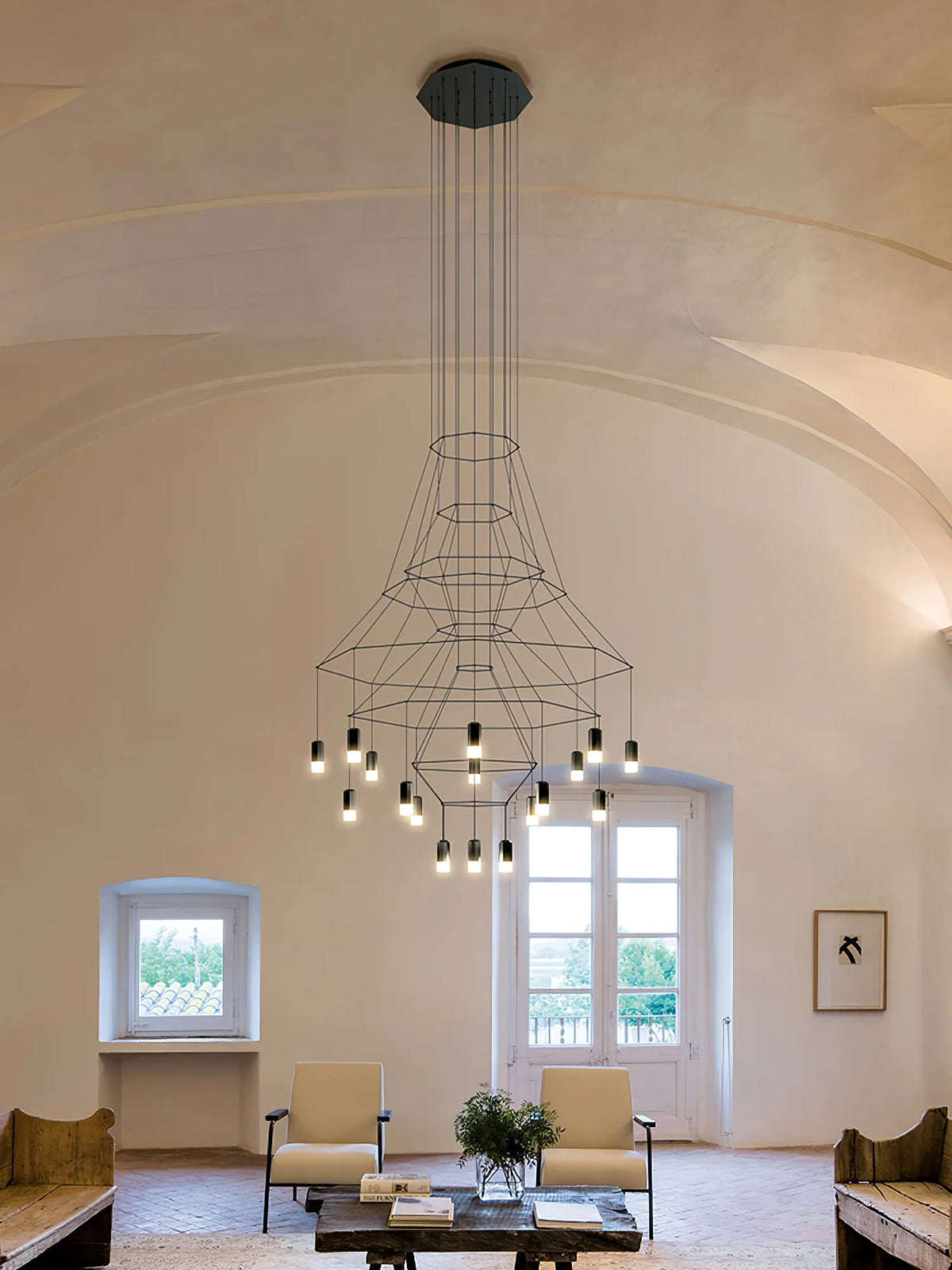 Lattice Chandelier