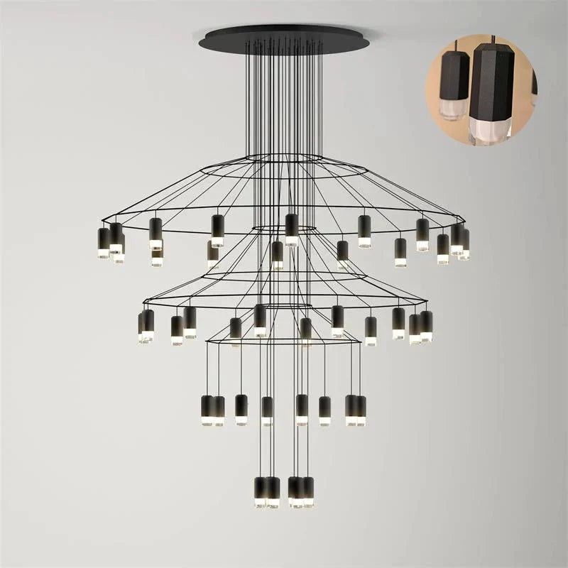 Lattice Chandelier