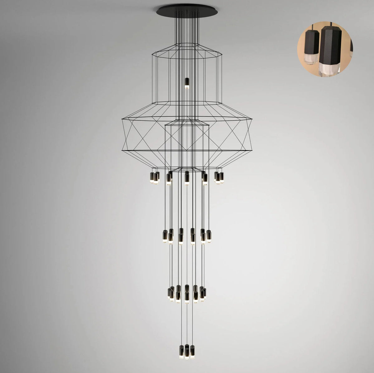 Lattice Chandelier