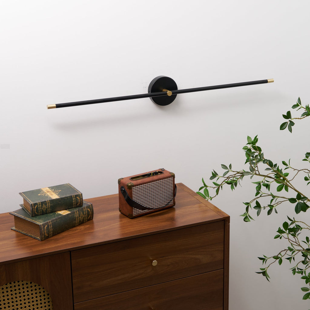 Minimalist Linear LED Plug-in Wall Lamp