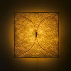 Kite Shaped Paper Wall Lamp