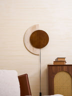 Crescent Halo Plug-in Wall Sconce