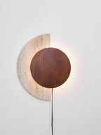 Crescent Halo Plug-in Wall Sconce