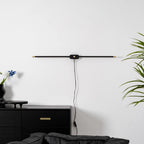 Minimalist Linear Plug-in Wall Lamp
