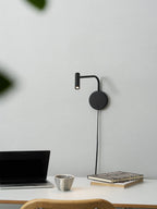 Minimalist Disc Plug-in Wall Sconce