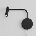 Minimalist Disc Plug-in Wall Sconce