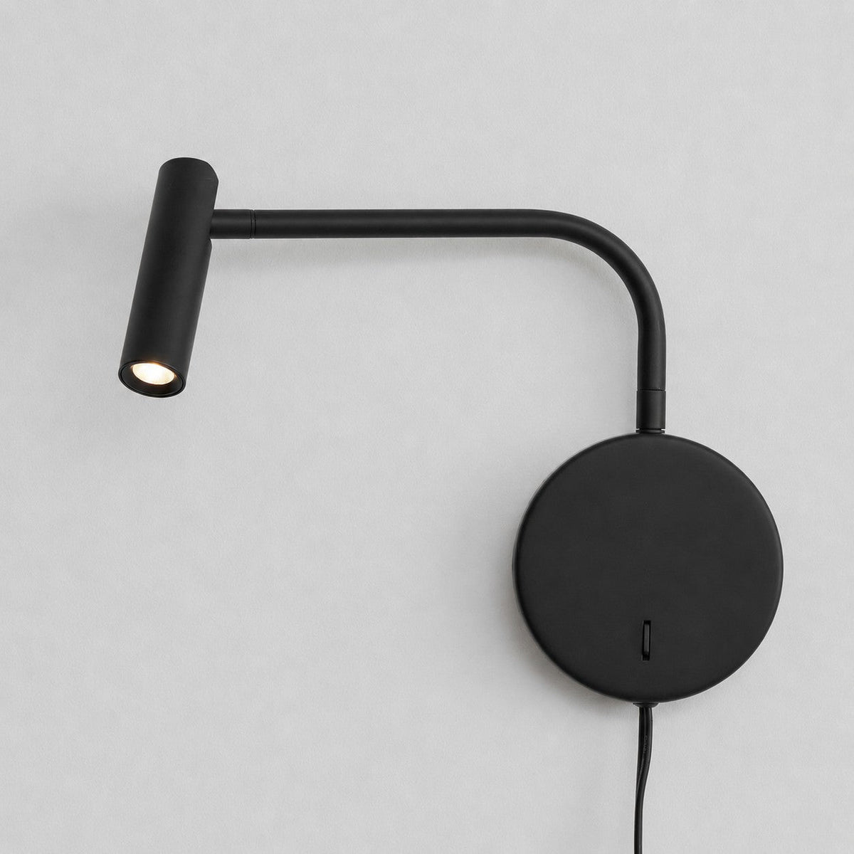 Minimalist Disc Plug-in Wall Sconce