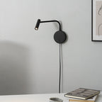 Minimalist Disc Plug-in Wall Sconce