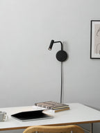 Minimalist Disc Plug-in Wall Sconce