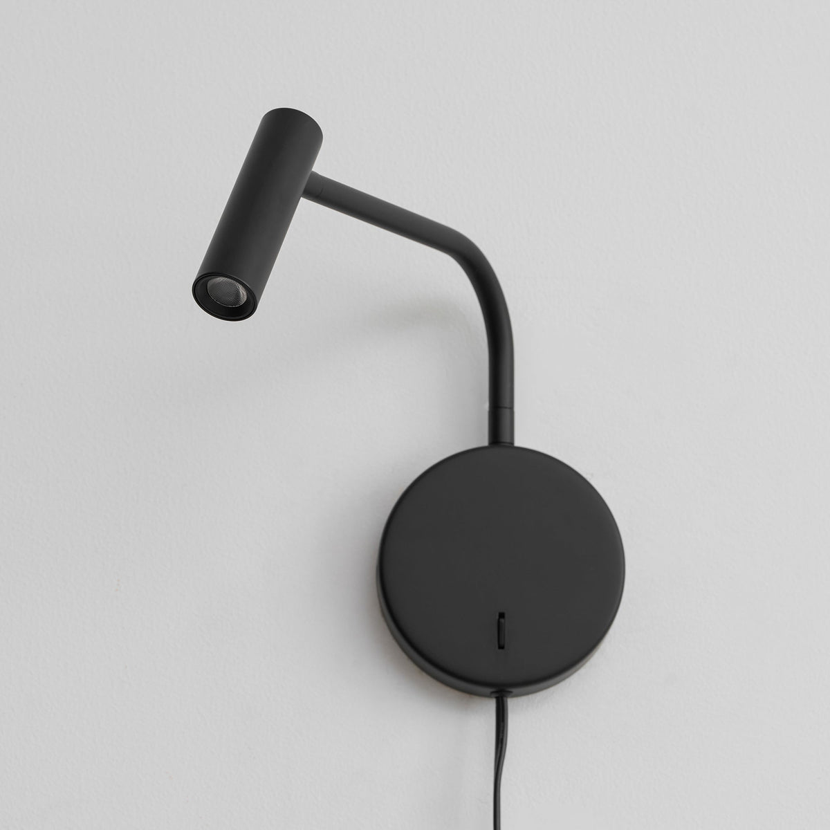 Minimalist Disc Plug-in Wall Sconce
