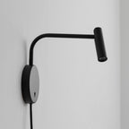Minimalist Disc Plug-in Wall Sconce