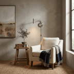 Minimalist Disc Plug-in Wall Sconce